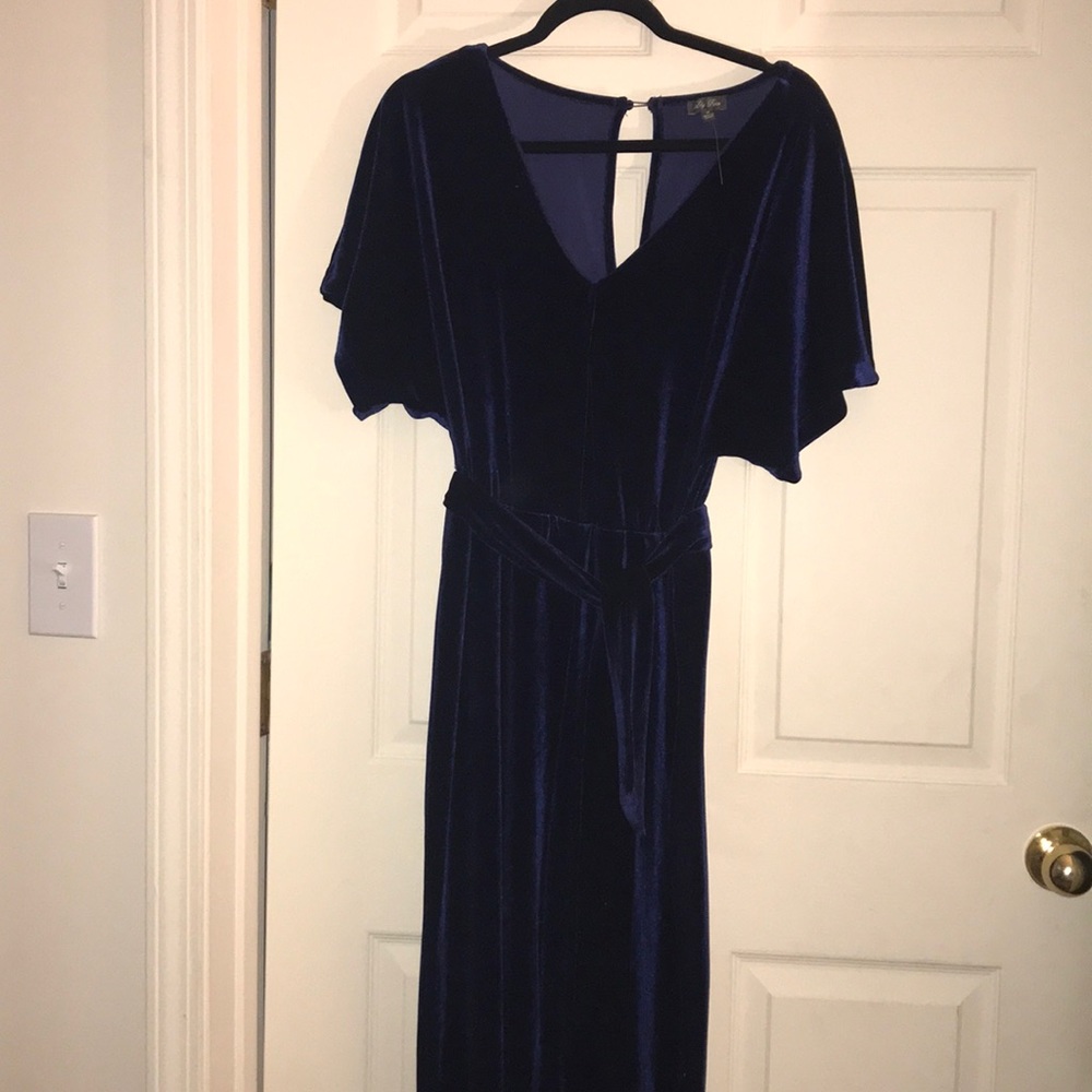 Velour jumpsuit